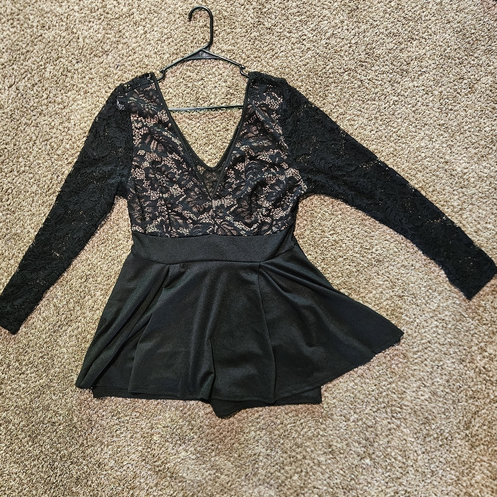 Elegant Black Lace Jumpsuit